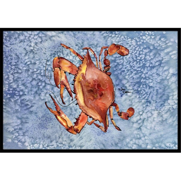 Carolines Treasures 36 x 24 in. Crab Indoor Or Outdoor Doormat 8147-JMAT - main
